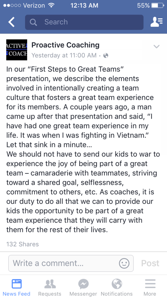 First steps to a great team